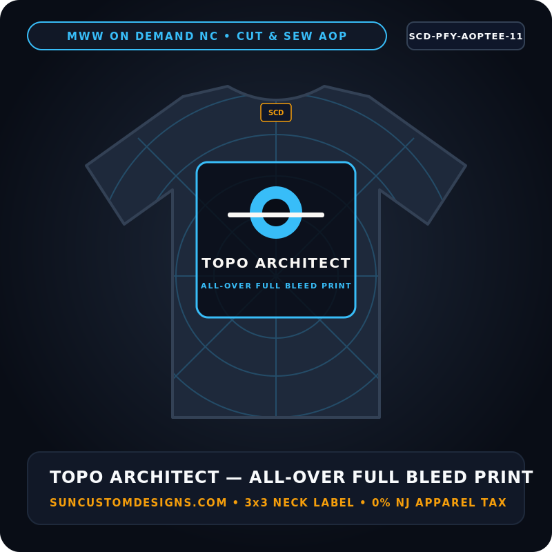 Topo All-Over Tee