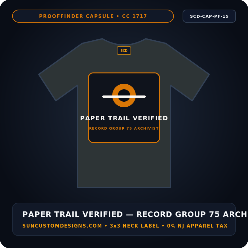 ProofFinder Capsule Tee